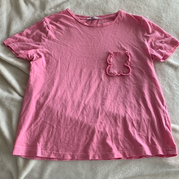 Zara Tops - Zara Pink Short Sleeve T Shirt Women’s Small
